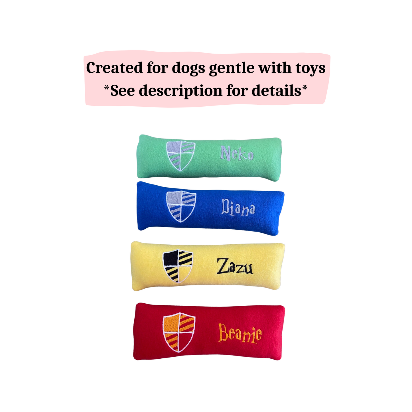 Wizard Custom Dog Toy - Personalized Squeaky Toy