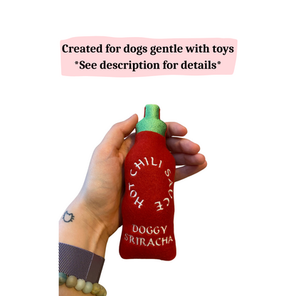 Sriracha Dog Toy - Squeaky Toy