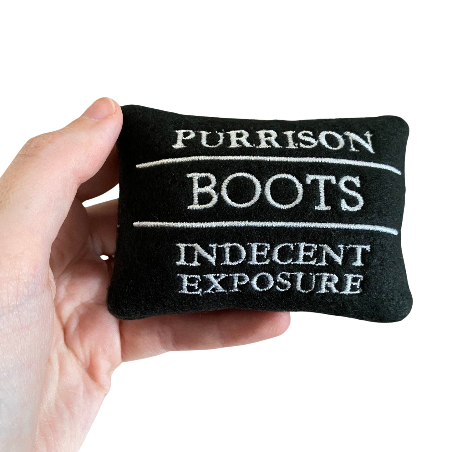 Prison Name Board Custom Cat Toy - Personalized Catnip Toy Cat Toys Indecent Exposure  
