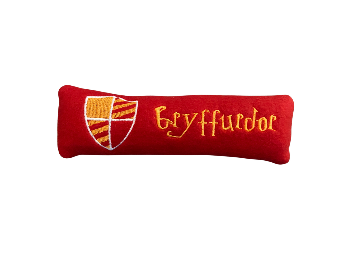 Harry Potter Custom Dog Toy- Wizard House Personalized Squeaky Toy Dog Toys Gryfurrdor (Red) No- No Name 
