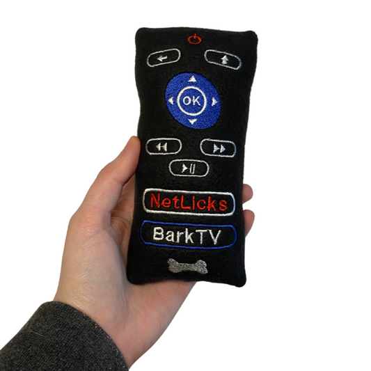 Remote Control Dog Toy- TV Squeaky Remote Toy Dog Toys   