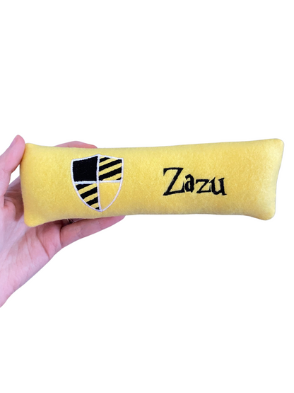 Wizard Custom Dog Toy - Personalized Squeaky Toy Dog Toys Yellow and Black  