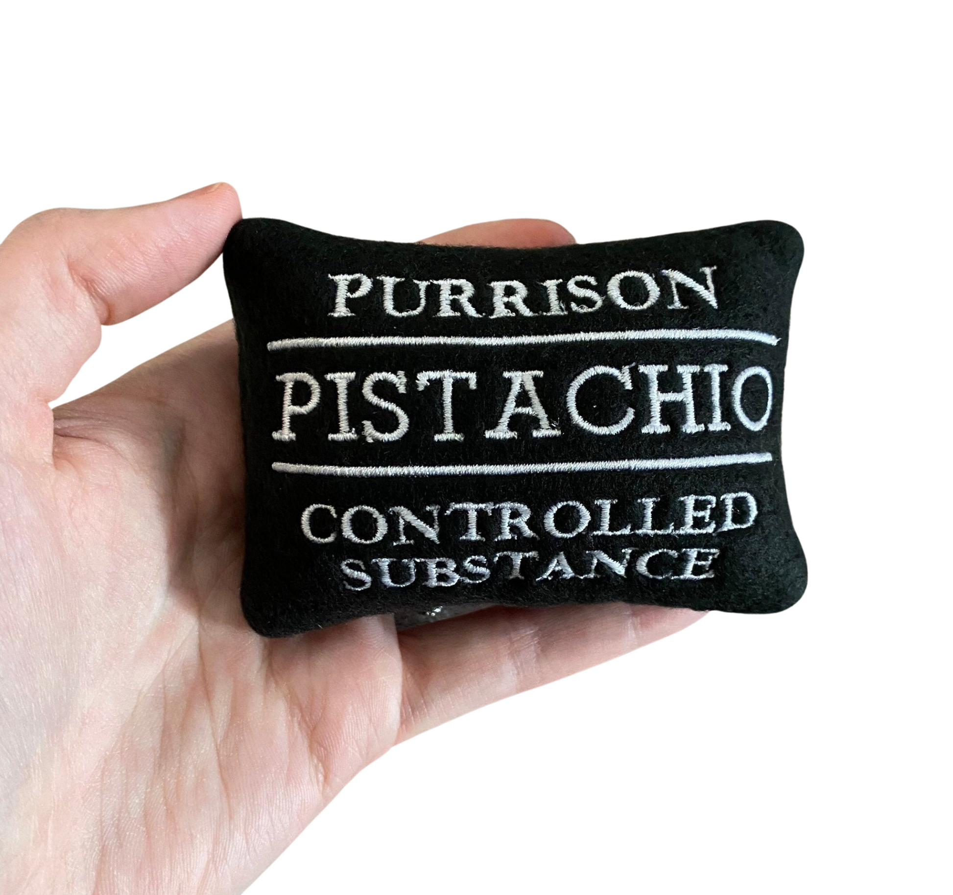 Prison Name Board Custom Cat Toy - Personalized Catnip Toy Cat Toys Controlled Substance  