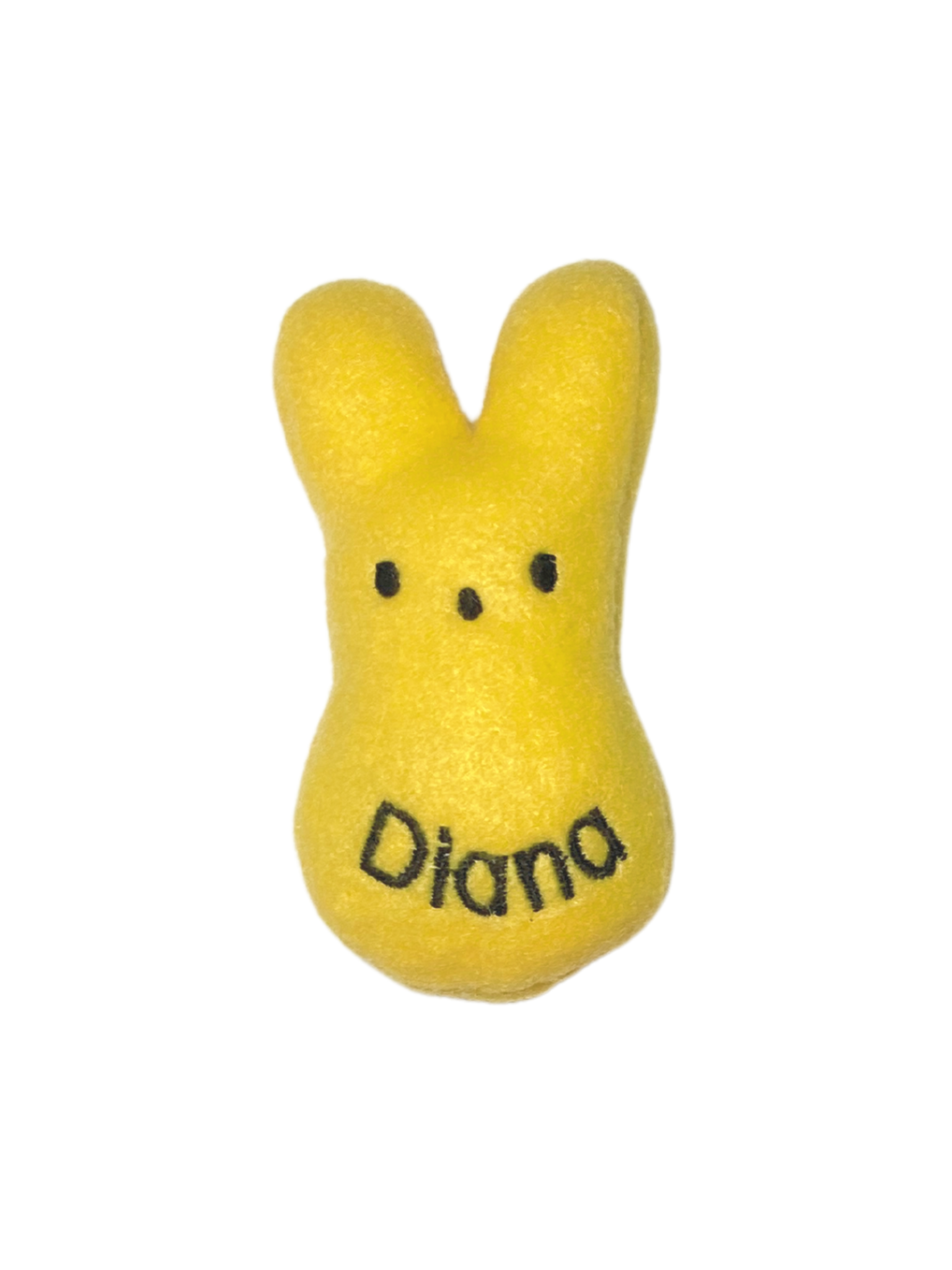 Peep Bunny Custom Cat Toy- Personalized Easter Catnip Toy Cat Toys Blue Name Only 