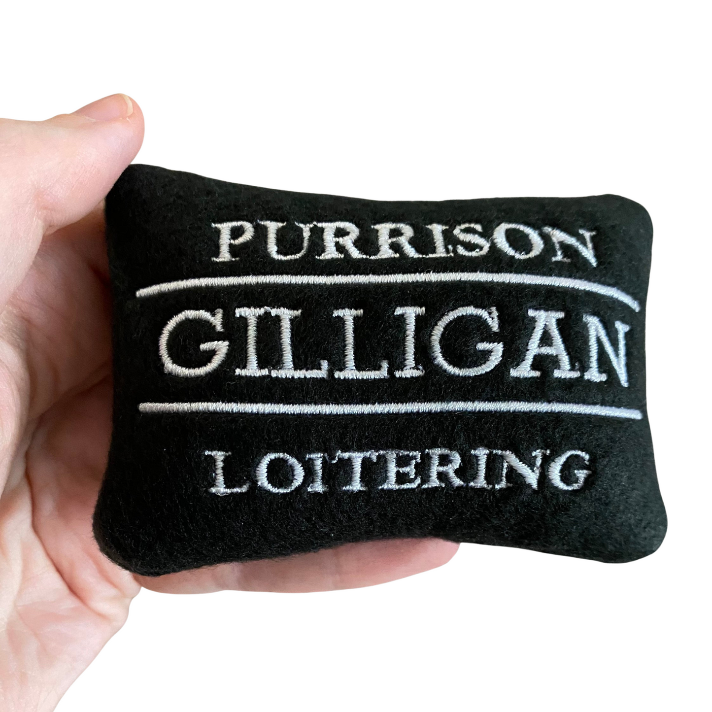 Prison Name Board Custom Cat Toy - Personalized Catnip Toy Cat Toys Loitering  