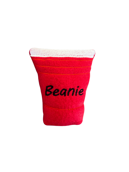 Red Beer Cup Cat Toy - Funny Personalized Catnip Toy