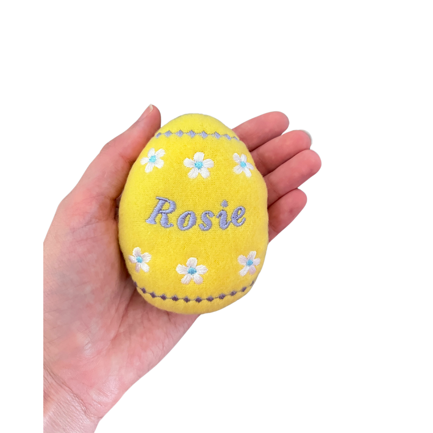 Easter Egg Custom Cat Toy - Personalized Spring Pastel Catnip Toy