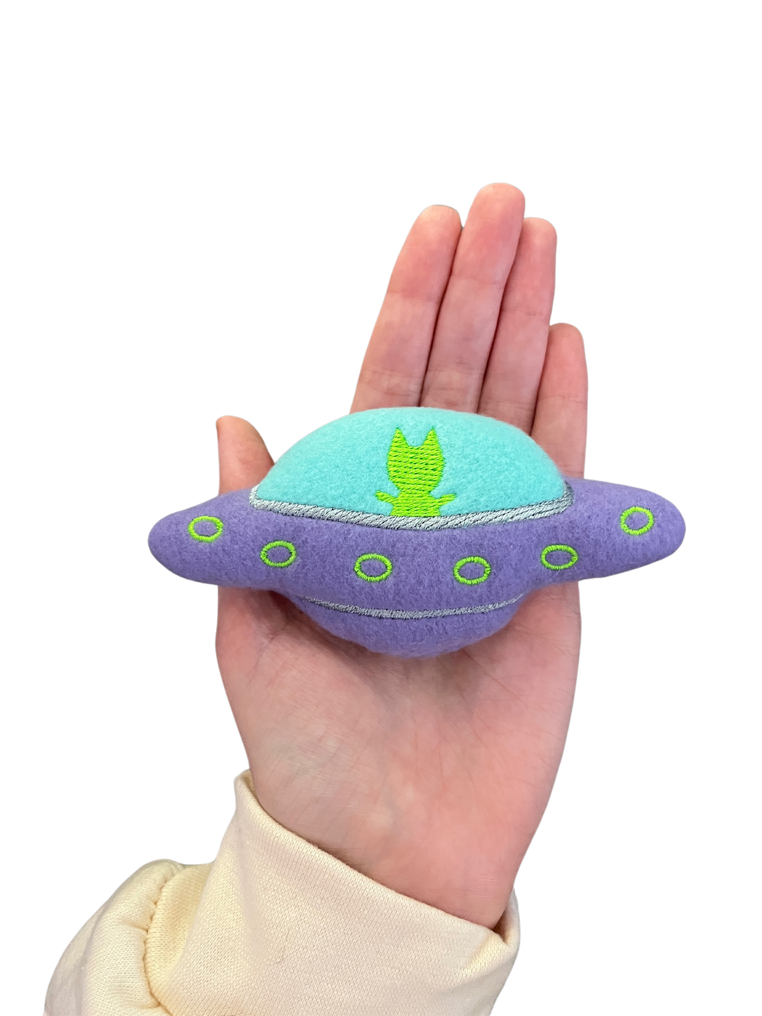 UFO Custom Cat Toy - Personalized Alien Space Catnip Toy Cat Toys No Name  
