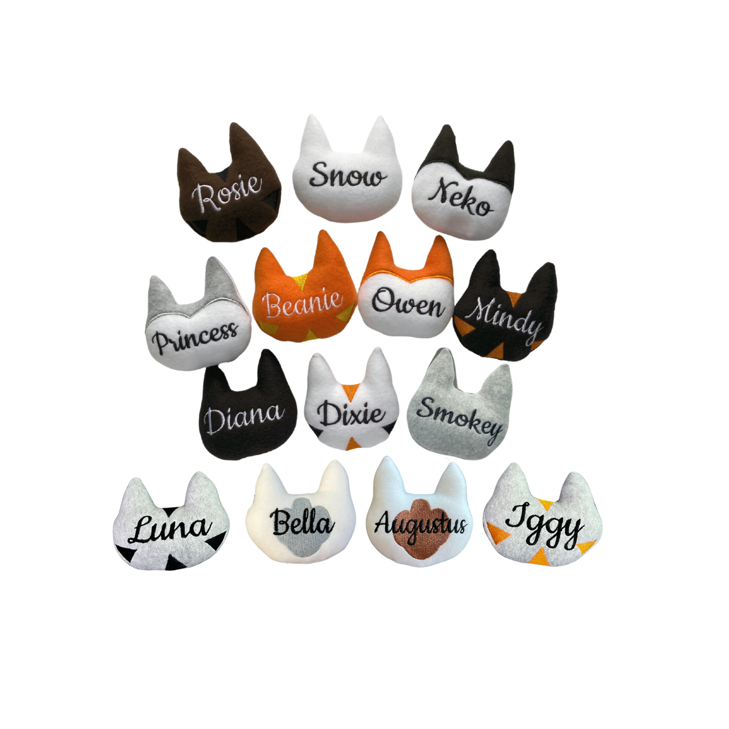 Cat Head Custom Cat Toy- Personalized Catnip Toy Cat Toys   