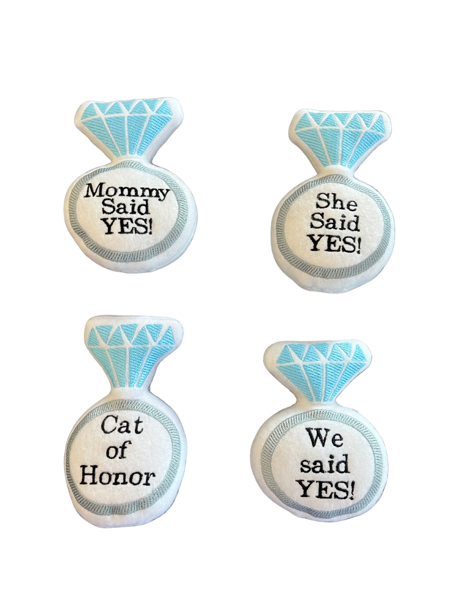 Engagement Ring Custom Cat Toy- Wedding Proposal Personalized Catnip Toy Cat Toys   