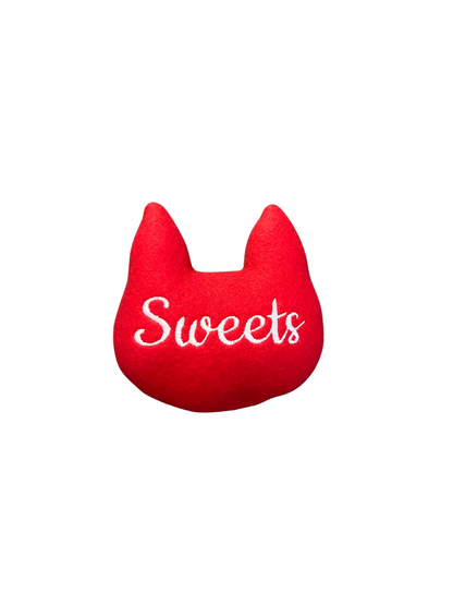 Valentine Personalized Cat Toy - Custom Cat Head Catnip Toy