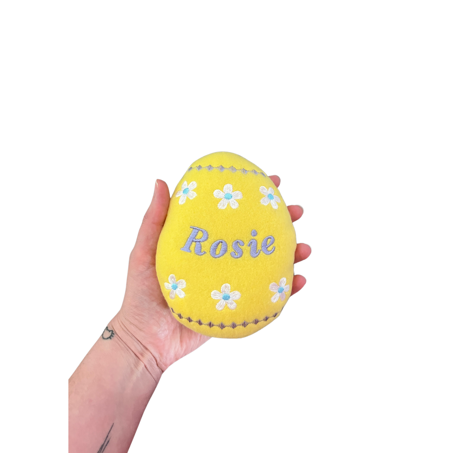 Easter Egg Custom Dog Toy - Personalized Easter Squeaky Toy
