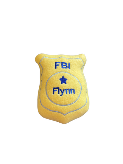 Police Badge Custom Cat Toy - Personalized Catnip Toy