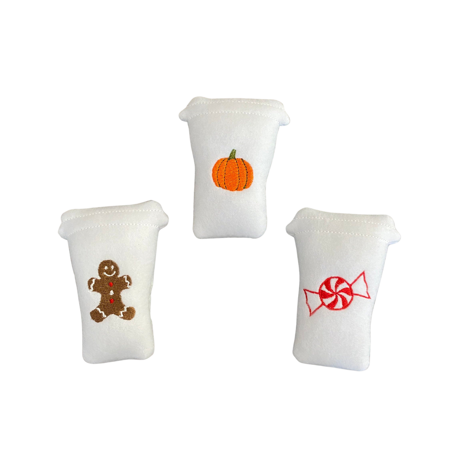 Coffee Custom Dog Toy- Personalized Squeaky Toy