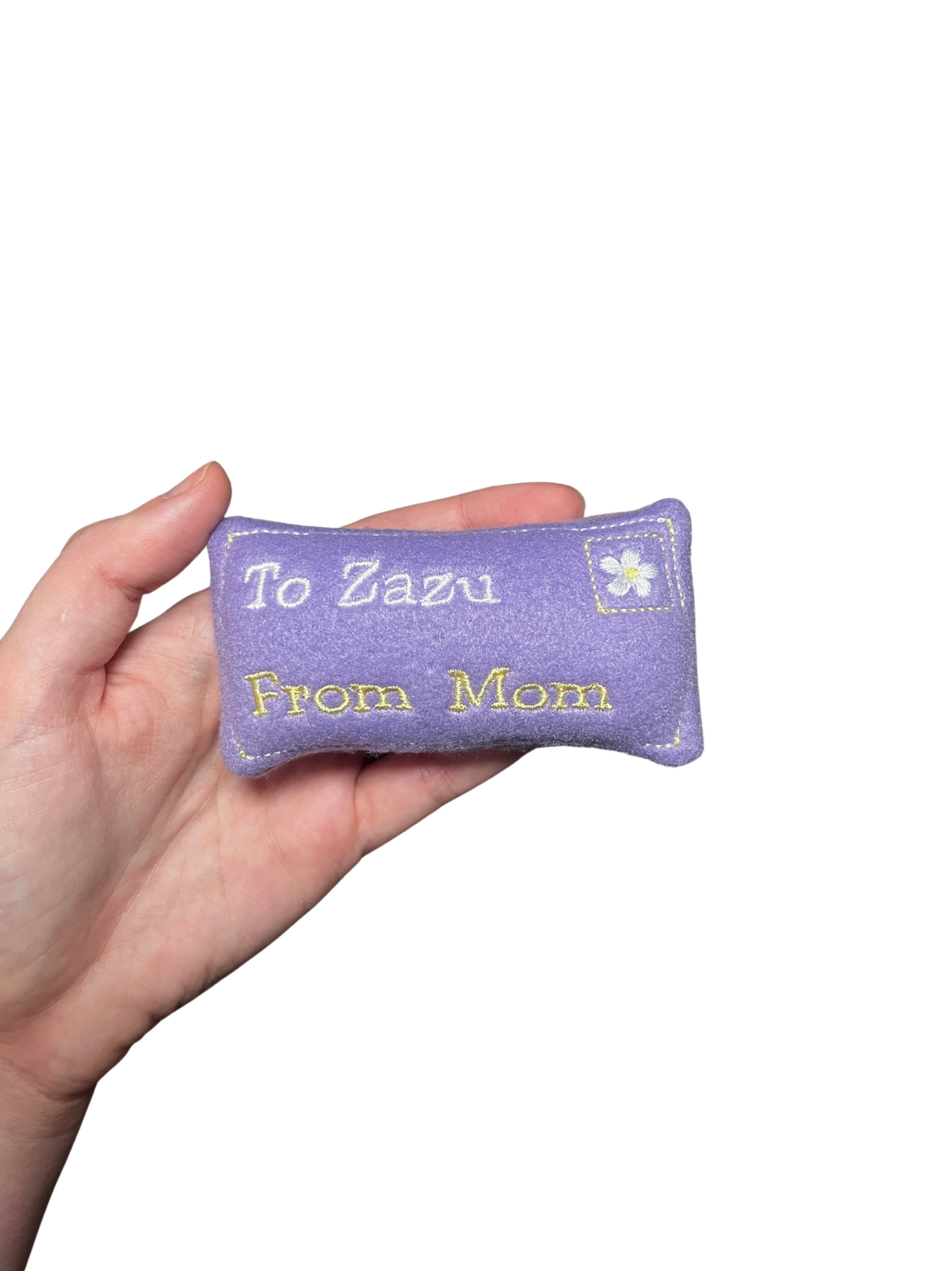 Pastel Letter Custom Cat Toy - Personalized Spring Catnip Toy