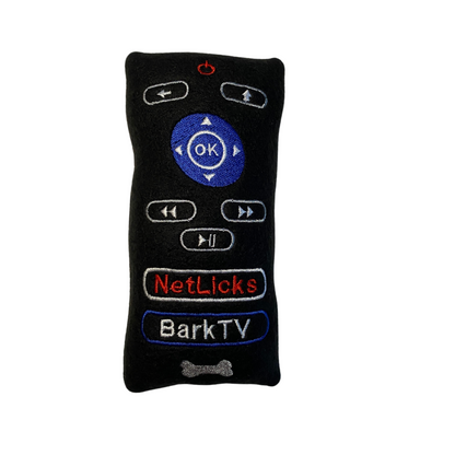 Remote Control Dog Toy- Handmade Squeaker TV Remote Dog Toy