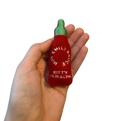 Sriracha Cat Toy - Catnip Handmade Custom Toy