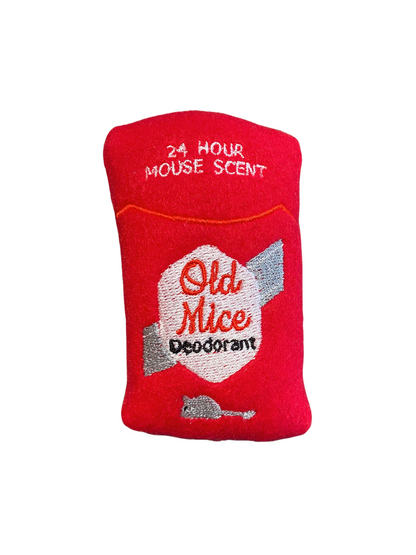 Old Mice Deodorant Cat Toy - Handmade Funny Catnip Toy