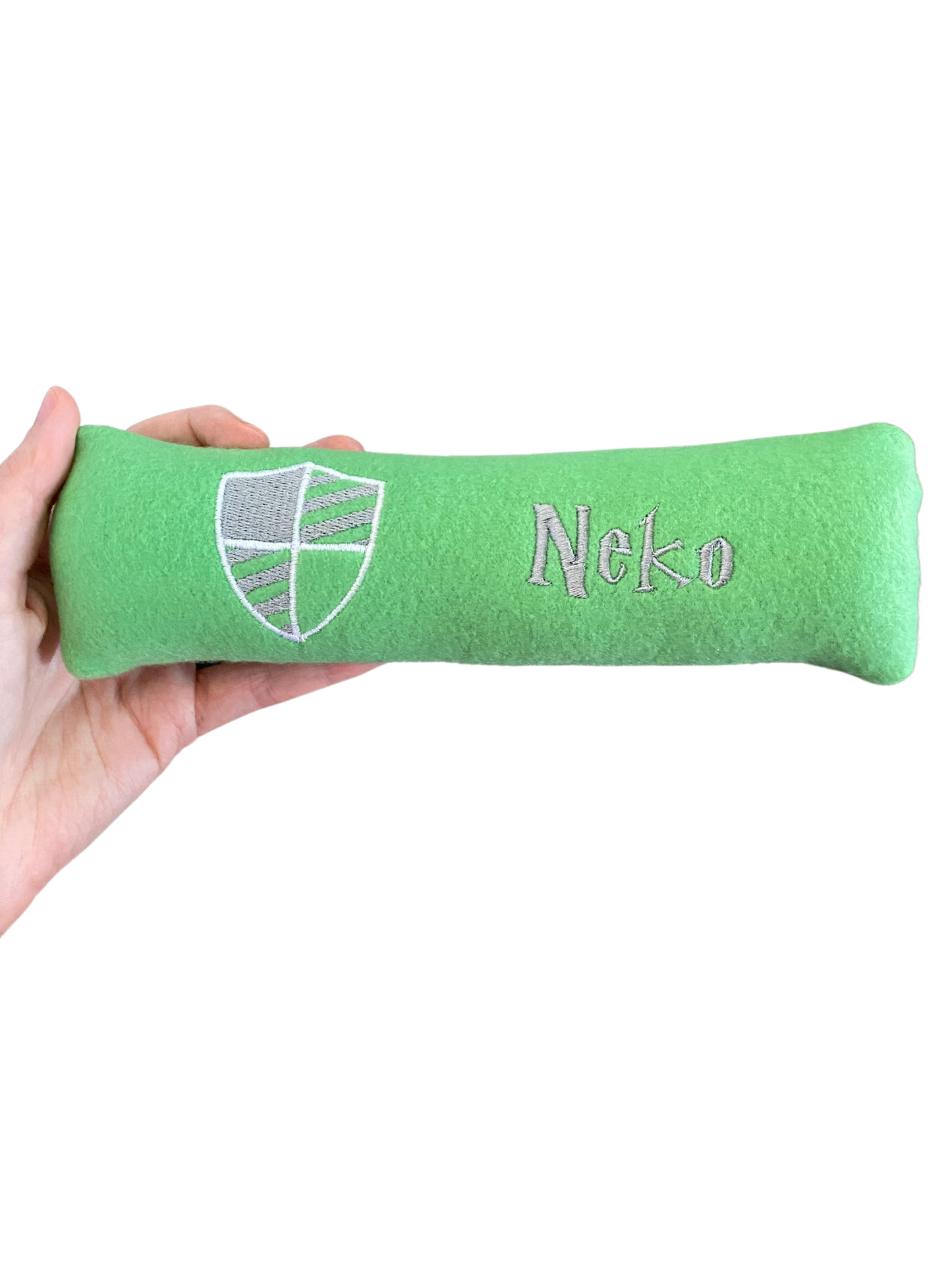 Wizard Custom Cat Toy - Personalized Catnip Toy Cat Toys Green and Silver  