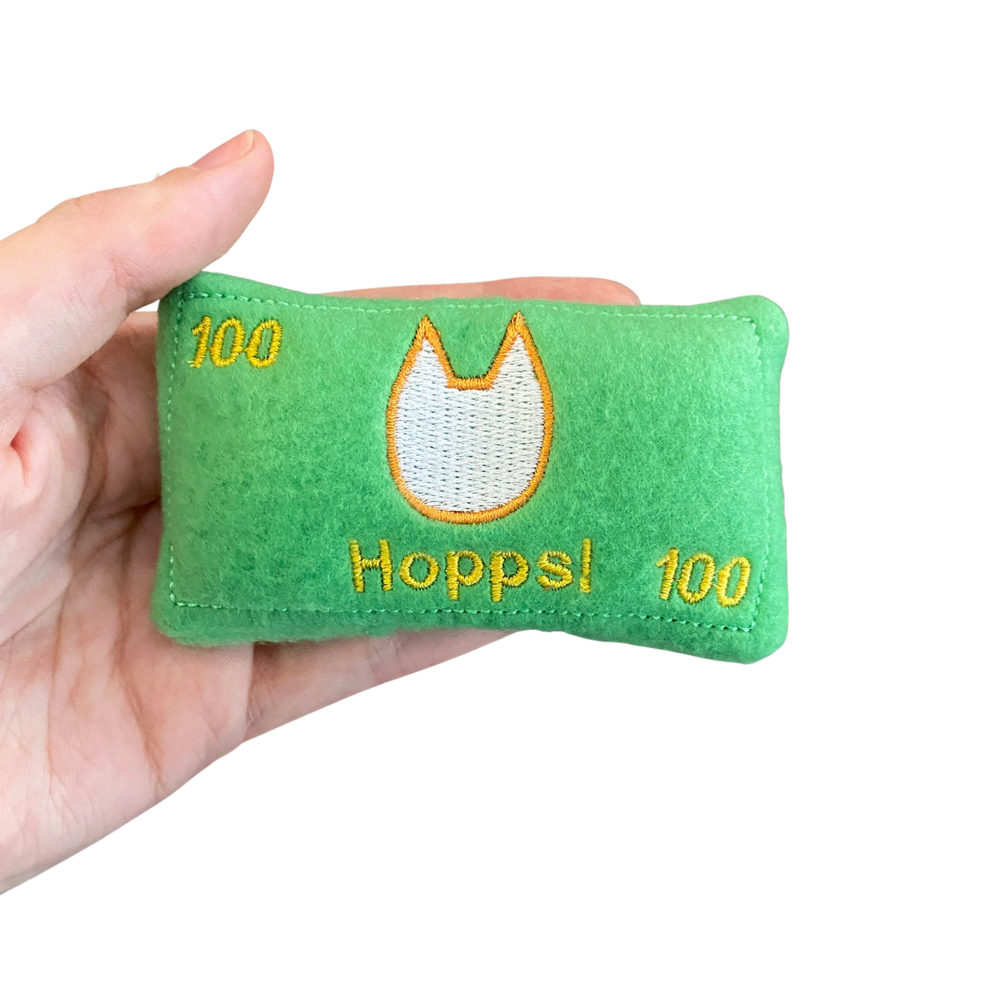 Money Personalized Cat Toy - Catnip Handmade Custom Toy