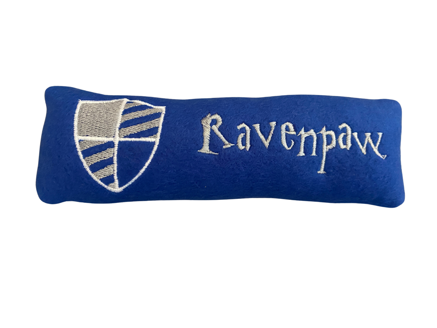 Harry Potter Custom Cat Toy- Wizard House Personalized Kicker Catnip Toy Cat Toys Ravenpaw (Blue) No- No Name 