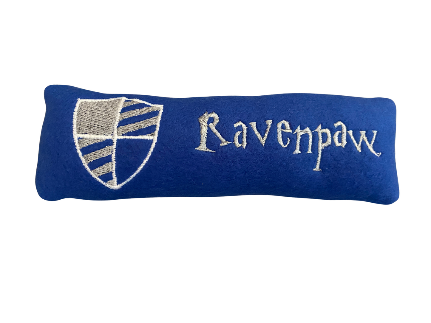 Harry Potter Custom Dog Toy- Wizard House Personalized Squeaky Toy Dog Toys Ravenpaw (Blue) No- No Name 