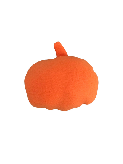 Pumpkin Personalized Dog Toy - Handmade Squeaker Custom Thanksgiving Dog Toy