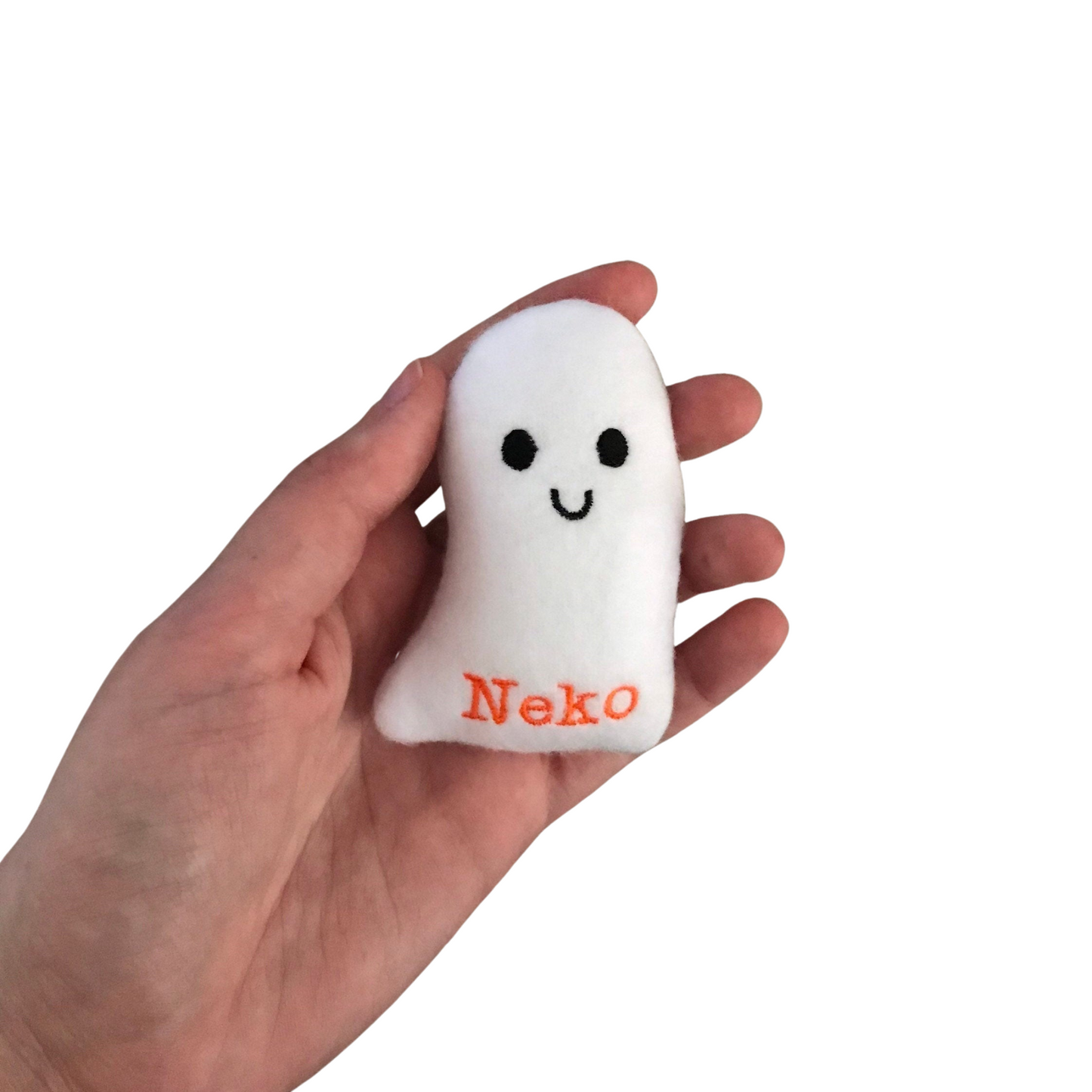 Ghost Custom Cat Toy - Personalized Halloween Catnip Toy Cat Toys   
