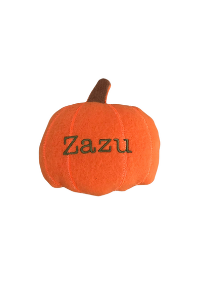 Pumpkin Custom Dog Toy - Halloween Personalized Squeaky Toy