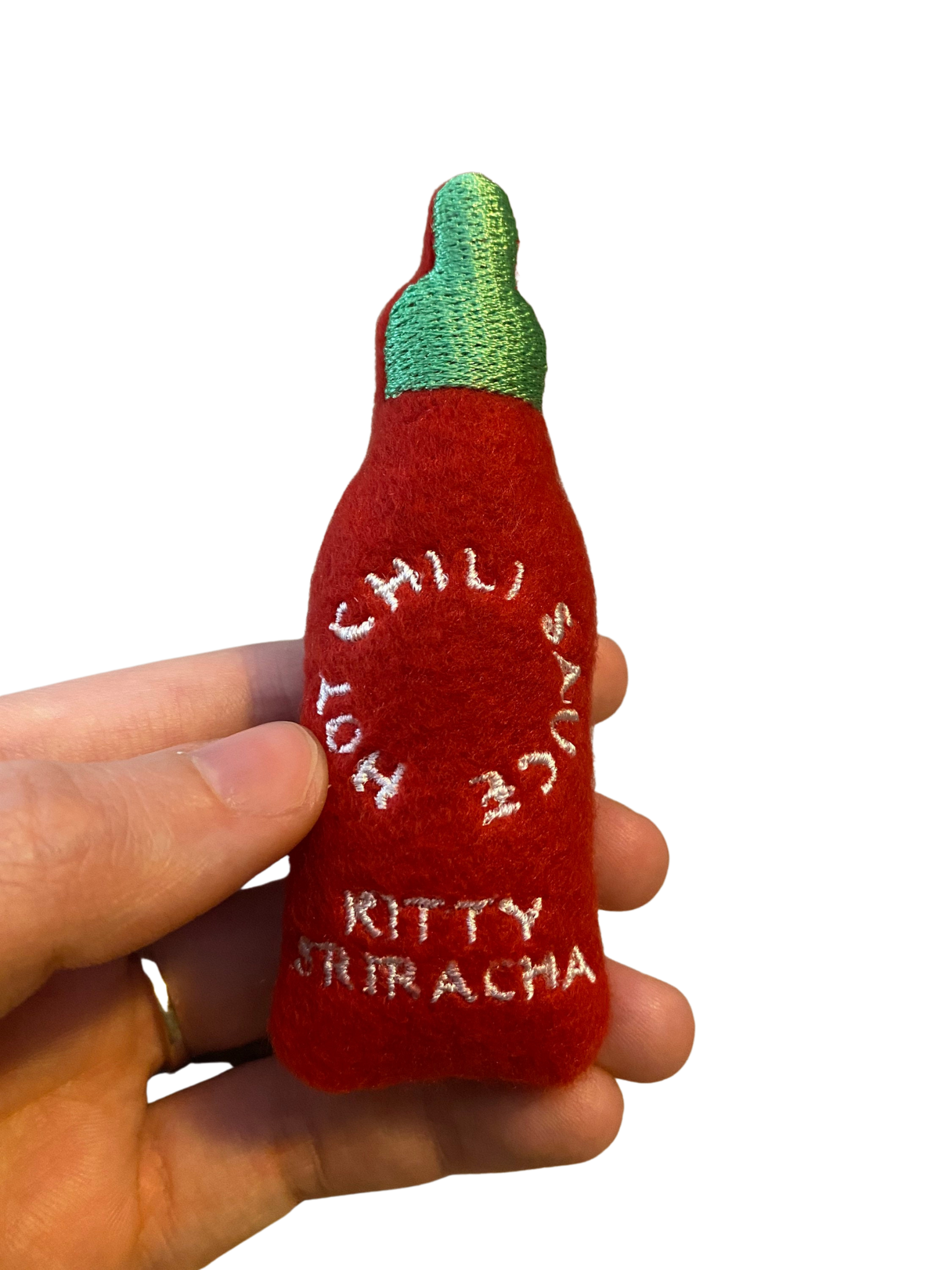 Sriracha Cat Toy - Catnip Handmade Custom Toy